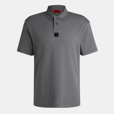 HUGO Блуза с яка HUGO Men's Deabono Short Sleeve Polo Shirt - Open Grey 086