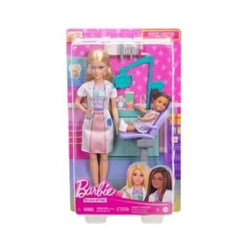 Mattel Barbie Dentist Doll (with 1 child doll and accessories)