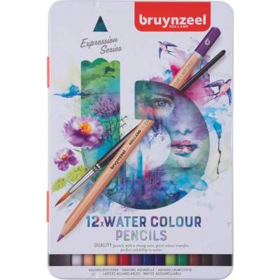 Bruynzeel 60313012 Pastelky Akvarel Expression 12 ks