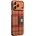 PITAKA Magsafe Калъф за iPhone 17 Pro, Pitaka Edge Flora in Grid Case Cloud Dusk, Оранжев (FG1702P)