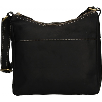 Dámská kožená crossbody kabelka HGL Marta černá