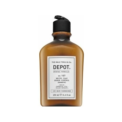Depot No. 107 White Clay Sebum Control Shampoo čistiaci šampón proti podráždeniu pokožky 250 ml