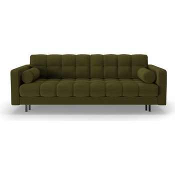 Cosmopolitan Design Зелен разтегателен диван с място за съхранение от букле 222 cm Bali - Cosmopolitan Design (COS_3SF_101_F1_BALI6)