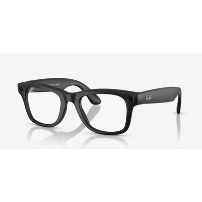 Ray Ban Meta Wayfarer 2. gen Matte Black/Clear with Blue-violet light filter – Zboží Dáma