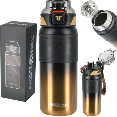 Beon termolahev protiskluzový 500 ml černá