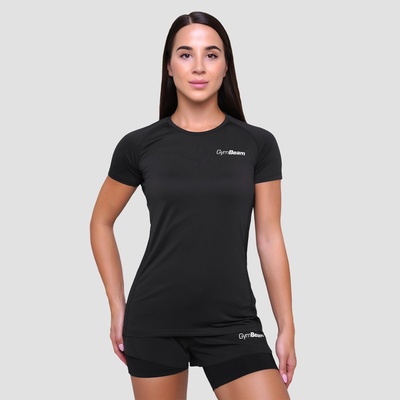 GymBeam Дамска тениска за бягане Pulse Running Black L