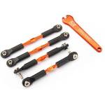 Traxxas биела 39/49mm алуминиева оранжева (2+2)