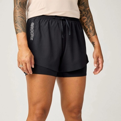 Brooks Cascadia Short 2in1 šortky dámské černá