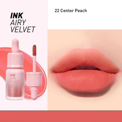 Peripera Ink Airy Velvet matný tint na rty 022 Center Peach 4 g – Zboží Dáma