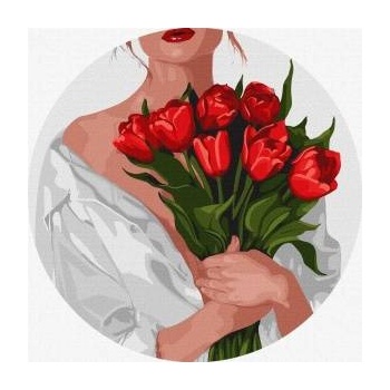 Ideyka Painting by numbers - Tulips 26cm