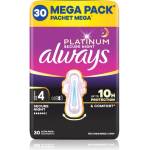 Always Platinum Secure Night Size 4 санитарни кърпи за нощ 30 бр