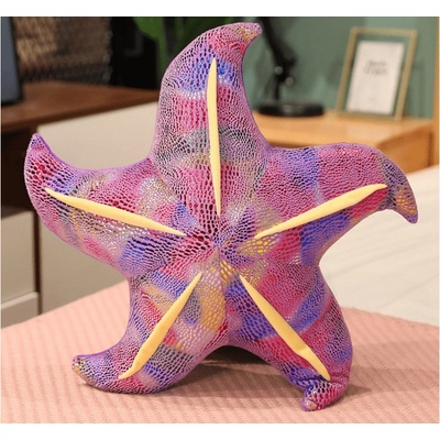 shumee Maskot Plyšový vankúš Hviezdica Purpurový 45 cm