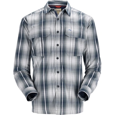 Simms Coldweather Shirt Navy Sterling Plaid
