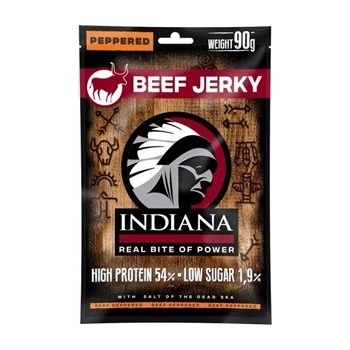 Indiana Jerky sušené mäso Hovädzie Peppered 90 g