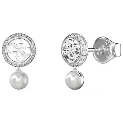 GUESS Náušnice Tiny Pearly Silver 5517 JUBE05517JWRHT/U