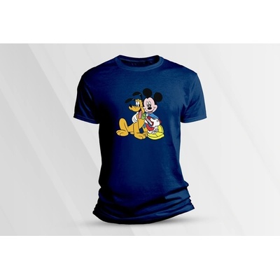 Sandratex dětské bavlněné tričko Mickey 7 námořnická modrá