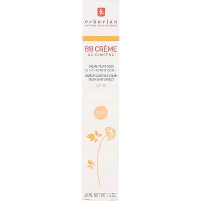 Erborian BB krém SPF 20 BB Creme Make-up Care Face Cream Dore 40 ml