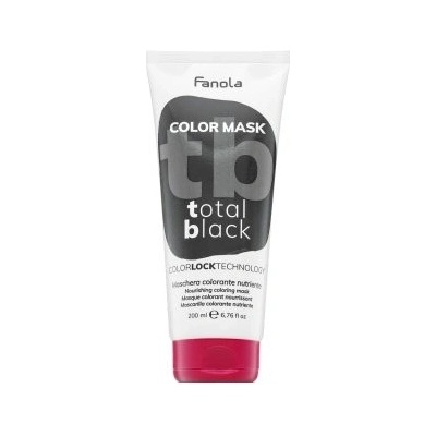 Fanola Color Mask farebné masky Total Black čierna 30 ml