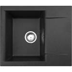 Alveus 1149116 - Кухненска мивка GEM 59x50 см гранит/черен (AV0068) Мивка за вграждане