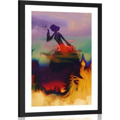 Plakát s paspartou ženská magie - 30x45 no frame