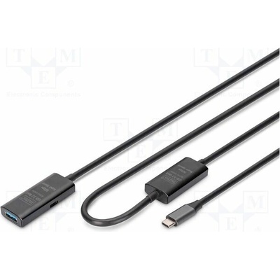 Digitus DA-73111 Repeater USB USB 3.2 Gen 1 se zesilovačem 10m černý