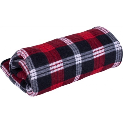 Bellatex deka fleece MyHouse Kostka 3 vínová 150x200