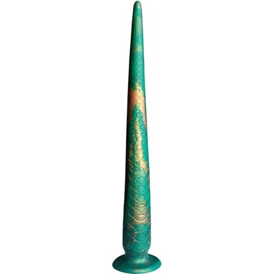 Power monsters wildwyrm tail bicolor fantasy silicone dildo 47 cm