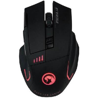 Marvo M720W, bezdrôtová herná myš, čierna M720W