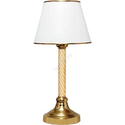 ASIR GROUP Настолна лампа AYD 1xE27/40W/230V бяла/златна (AS2856)