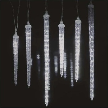 Emos DCPC06 LED vianočná girlanda 6x cencúľ 3,6 m IP44 studená biela časovač