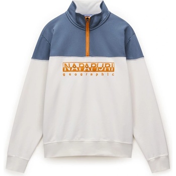 Napapijri Men's 1/4 Zip Fleece - White Whisper