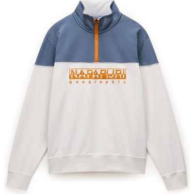 Napapijri Men's 1/4 Zip Fleece - White Whisper