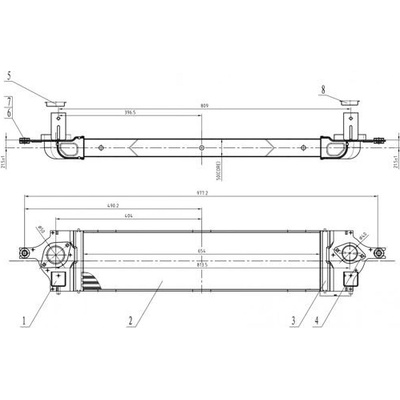Chladič turba HART 614 199 (614199)
