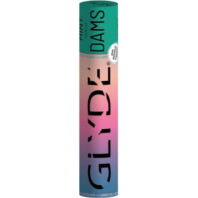 Sheer glyde Предпазни листи за безопасен орален секс sheer glyde - dams laminas latex oral sex mint