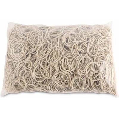 Gumičky Office Products 40mm 1kg biele