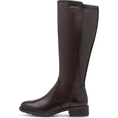 Tamaris kozačky 25534 stretch Mahogany 342