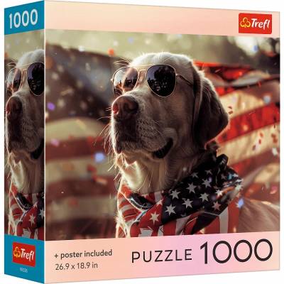 Trefl Пъзел Trefl от 1000 части - Американско куче (99226)