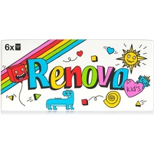 Renova Papírové kapesníčky pre deti 4-vrstvé 6 x 7 ks