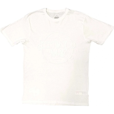 Fleetwood Mac Classic Logo (Hi-Build White-On-White) White M Риза (<![CDATA[FMTS18MW02]]>)