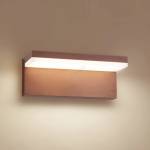Brilagi - led външно стенно осветително тяло tessi led/10w/230v кафяво ip54 (bg3089)