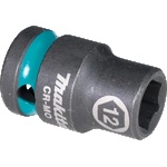 Makita Къса вложка 12mm, 1/2" , Impact black E-16081 (E-16081) (E-16081)
