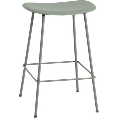 Muuto Fiber 65cm tube base dusty green