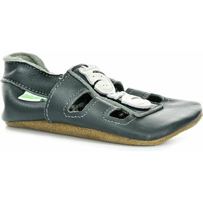 Hopi Hop Zebra barefoot capáčky sivé