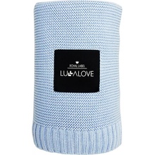 Lullalove detská deka bambusové Baby Blue