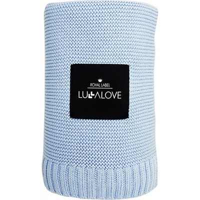 Lullalove detská deka bambusové Baby Blue