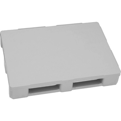 Paleta plastová šedá plná 1200x800x163
