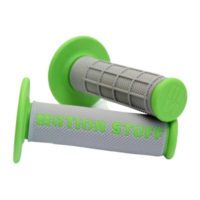 Motokrosové rukojeti supersoft MOTION STUFF STF-201-2228 Šedo/zelené