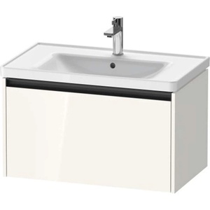 Duravit Ketho. 2 - Шкафче за умивалник 44x78x46 см, 1 чекмедже, лъскаво бяло K25083022220000 (K25083022220000)