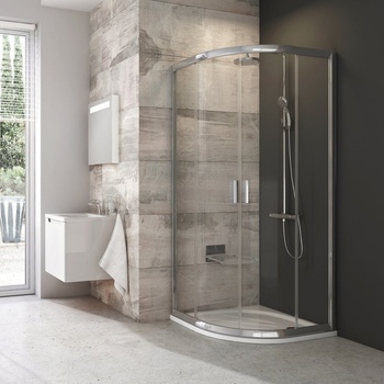 RAVAK 3B270C00Z1B-четириделна четвъртокръгла душ кабина BLIX 90x90cm лъскав хром (RK0264)