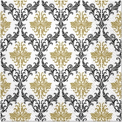 PAW ubrousky L Royal Ornament gold 33x33cm